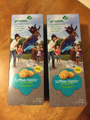 Review: Girl Scouts Toffee-Tastic Gluten-Free Cookies » Celiac Disease